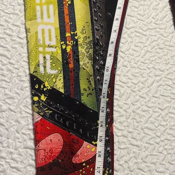 Colorful abstract leggings. One size fits most. - Picture 7 of 12